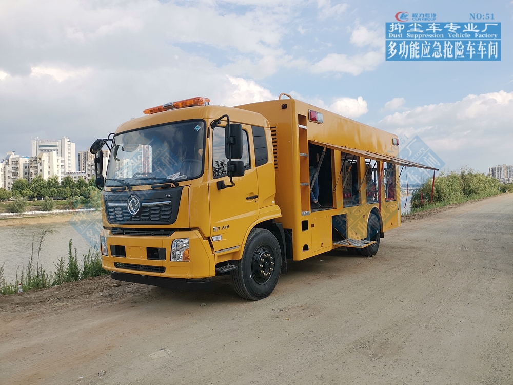 東風天錦大流量排水搶險車3000-4000m³/h