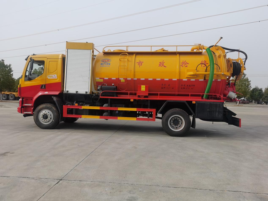 柳汽乘龍單橋清洗吸汙車