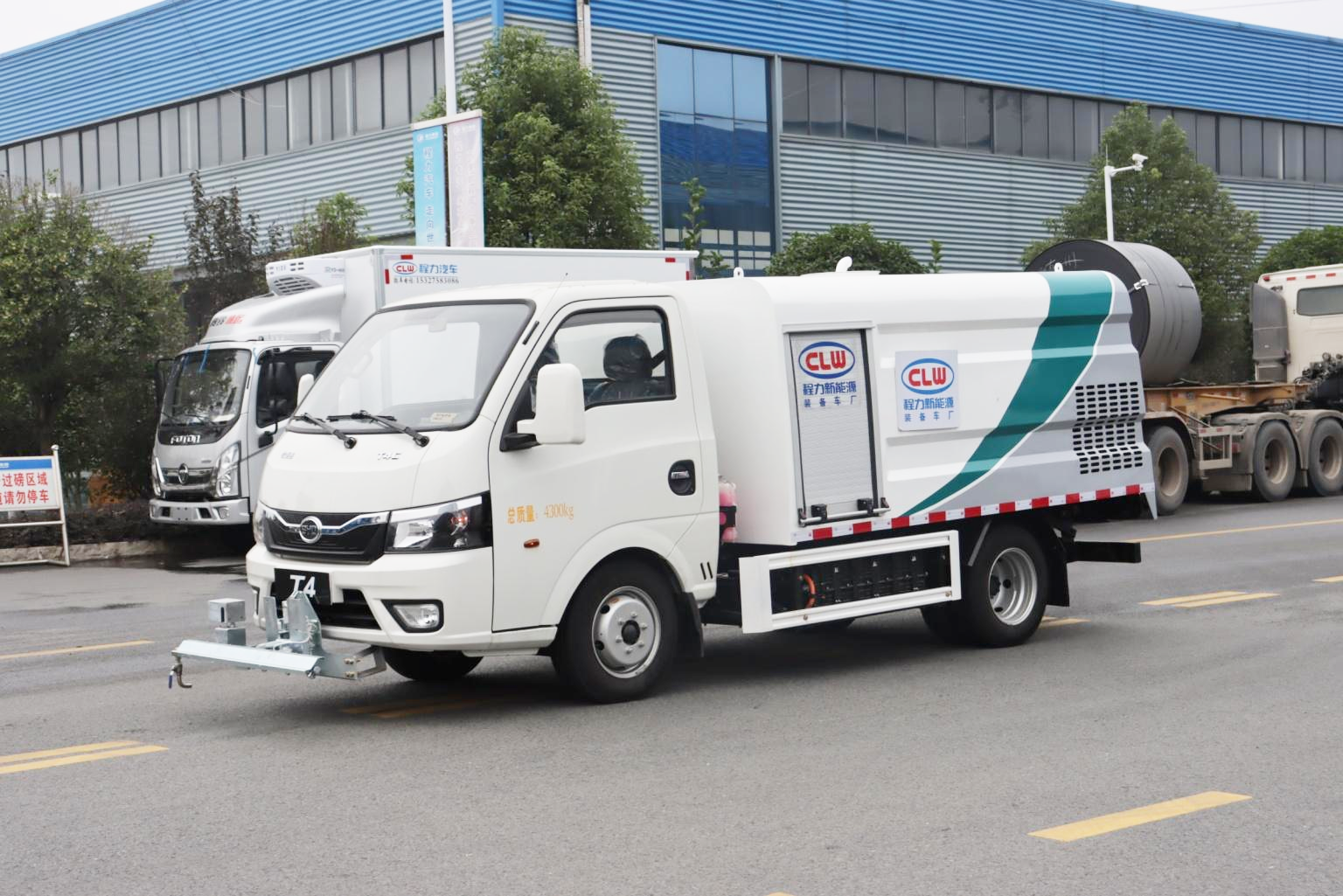 比亞迪T4純電動1.2方路麵清洗車